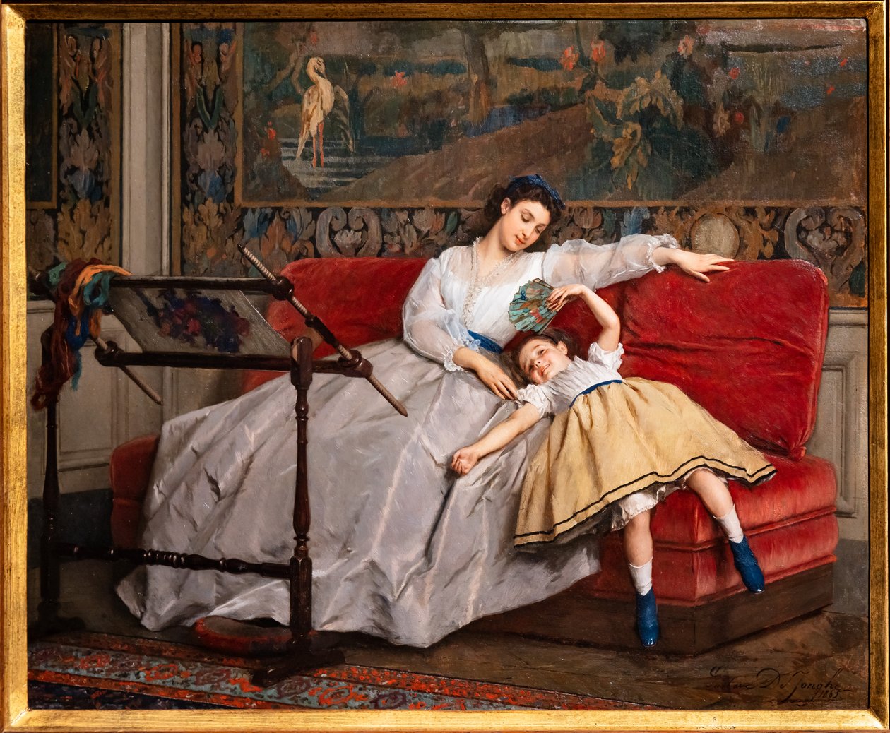Radosti mateřství od Gustave Léonard de Jonghe