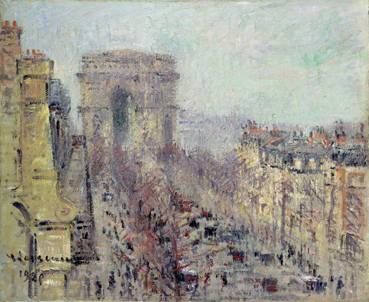 Avenue de Friedland, Paříž od Gustave Loiseau