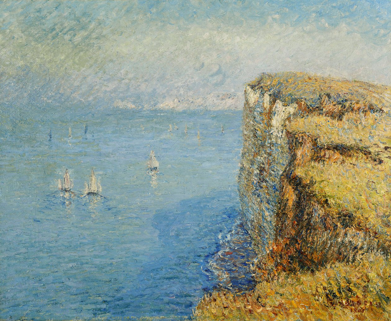 Útesy v Normandii; Útesy v Normandii, 1901 od Gustave Loiseau