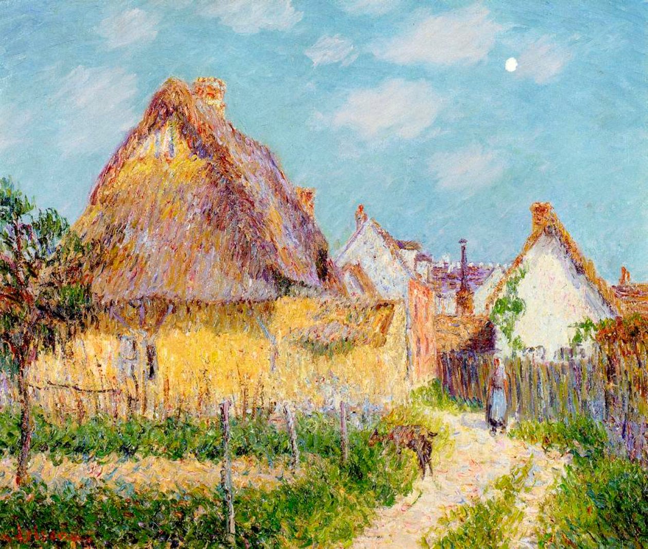 Chata v Le Vaudreuil, 1903 od Gustave Loiseau