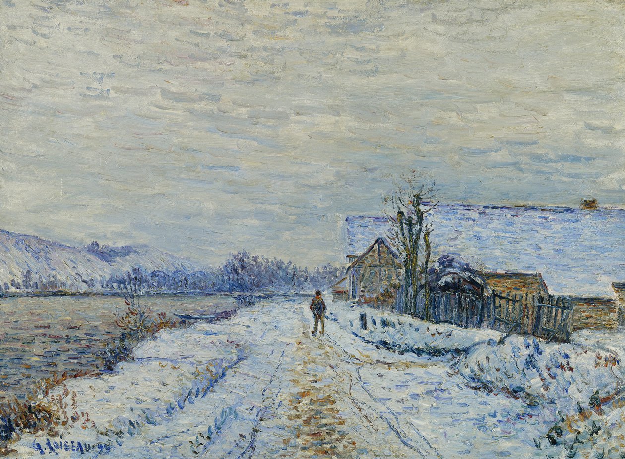 Účinek sněhu na Tournedos, 1899 od Gustave Loiseau