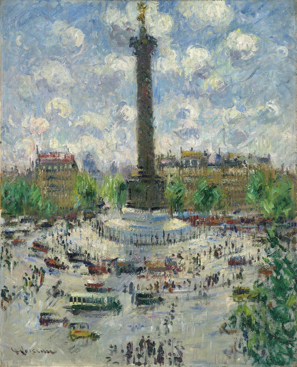 Place de la Bastille, c. 1922 od Gustave Loiseau