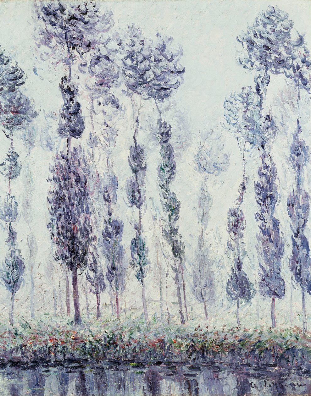 Topoly na Eure, 1900 od Gustave Loiseau