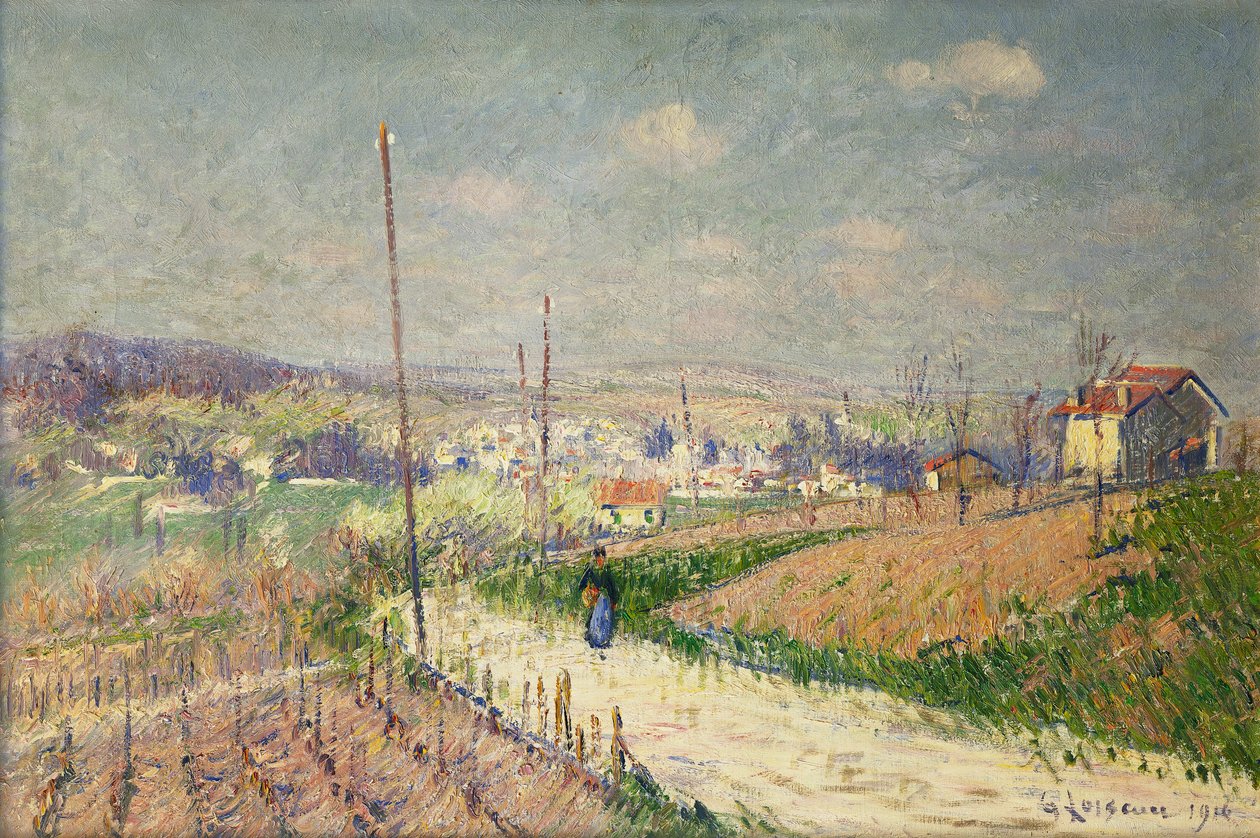Jaro na Ile de France; Jaro na Ile de France, 1916 od Gustave Loiseau