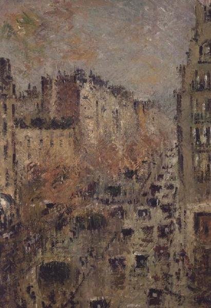 Boulevard Raspail, 1928 od Gustave Loiseau