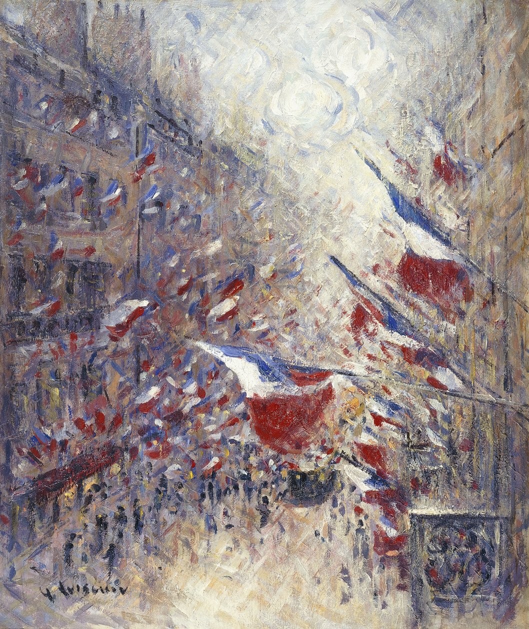 Čtrnáctého července v Paříži, od Gustave Loiseau