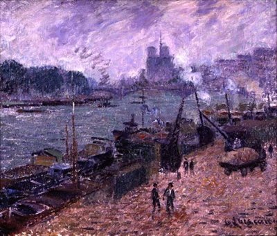 Most Jindřicha IV. (olej na plátně) od Gustave Loiseau