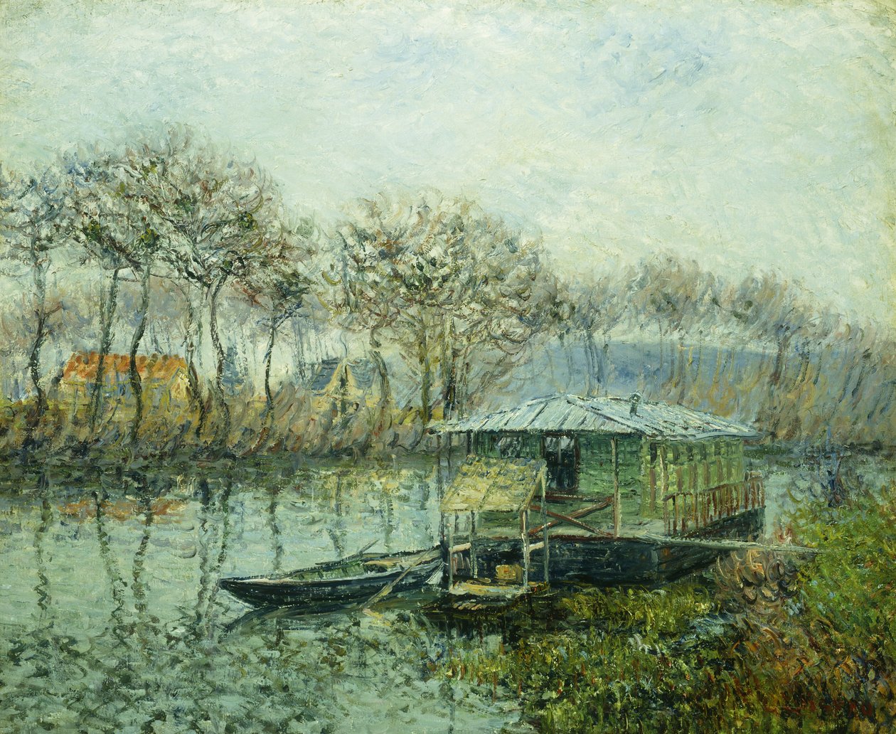 Seina v Port Marley; La Seine a Port Marley, 1902-1903 od Gustave Loiseau