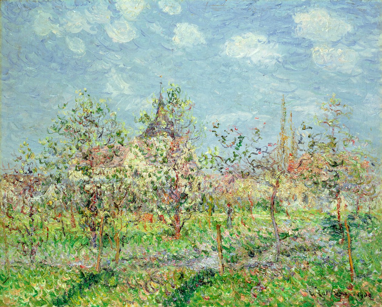 Kvetoucí sad, l902 od Gustave Loiseau