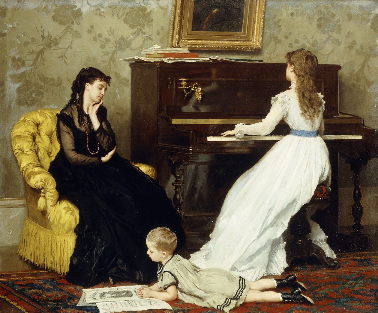 cvičí, od Gustave Léonard de Jonghe