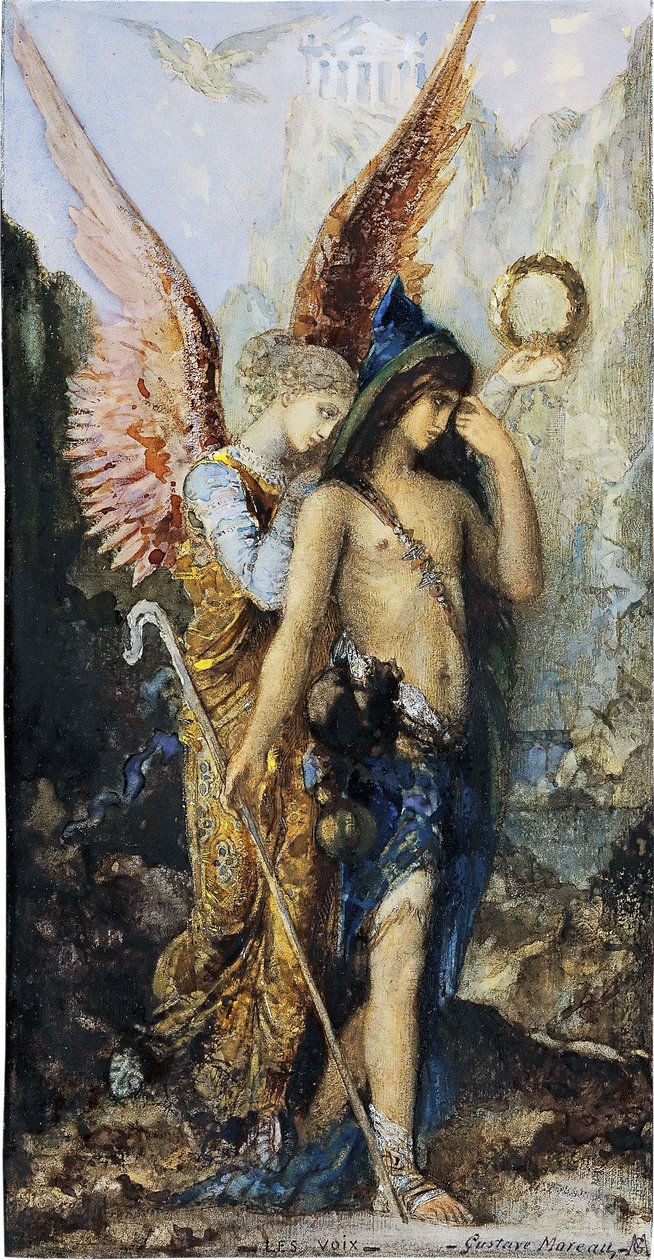 Francouzsky: Les voix Hlasy od Gustave Moreau