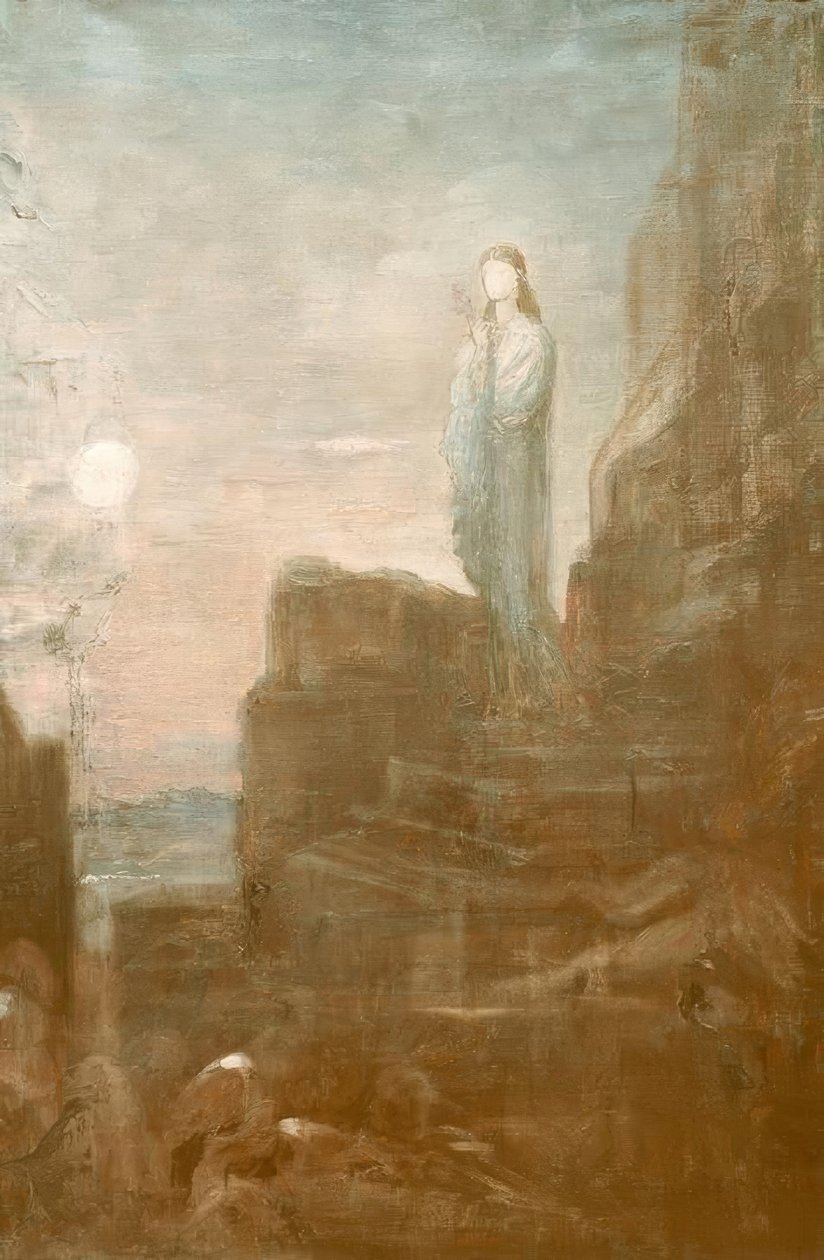 Helene na hradbách Tróje od Gustave Moreau