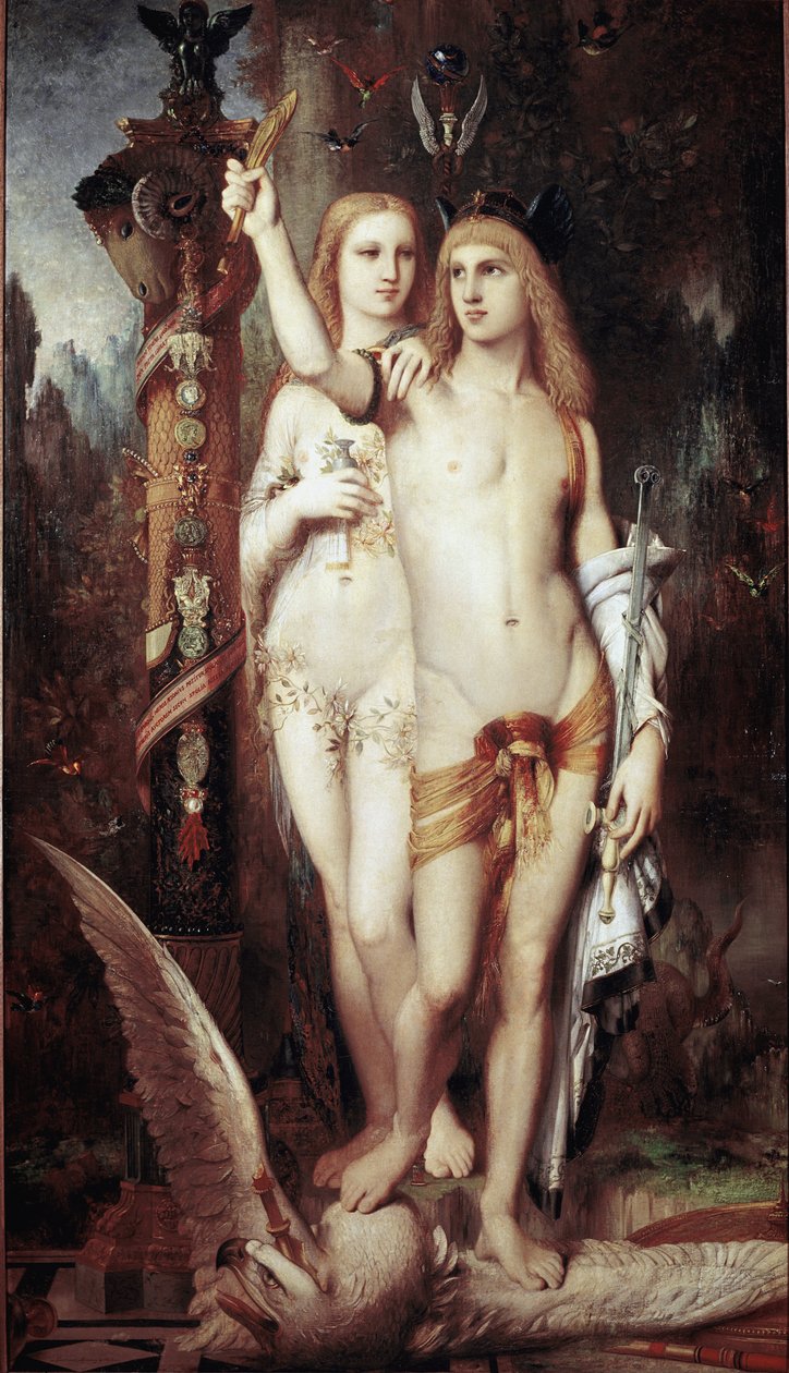 Jason a Medee (olej na plátně od Gustave Moreau