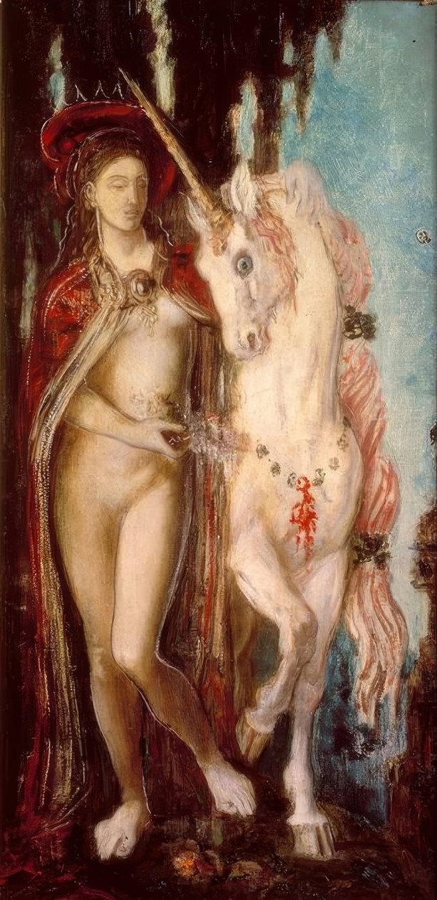 Jednorožec od Gustave Moreau