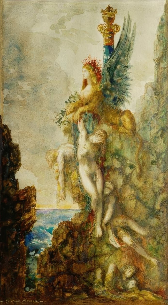 Sfinga (vítěz) od Gustave Moreau