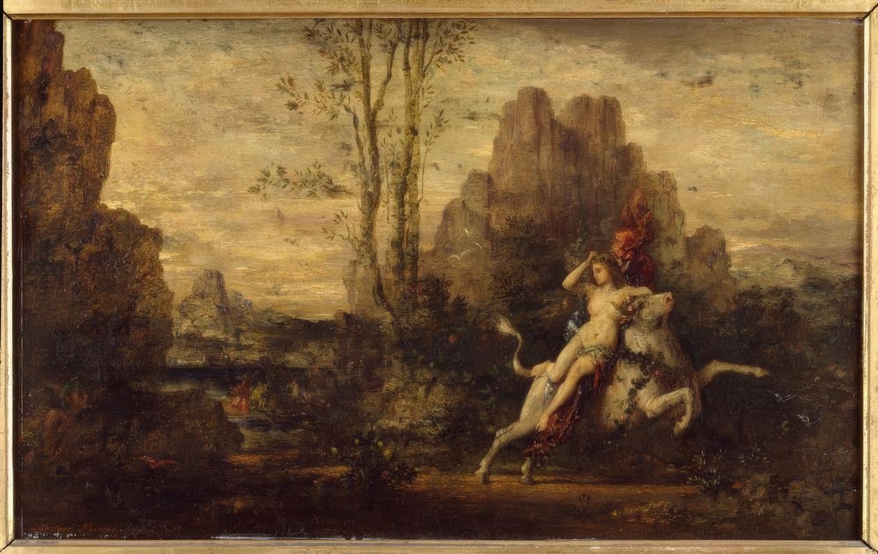 Únos Evropy od Gustave Moreau