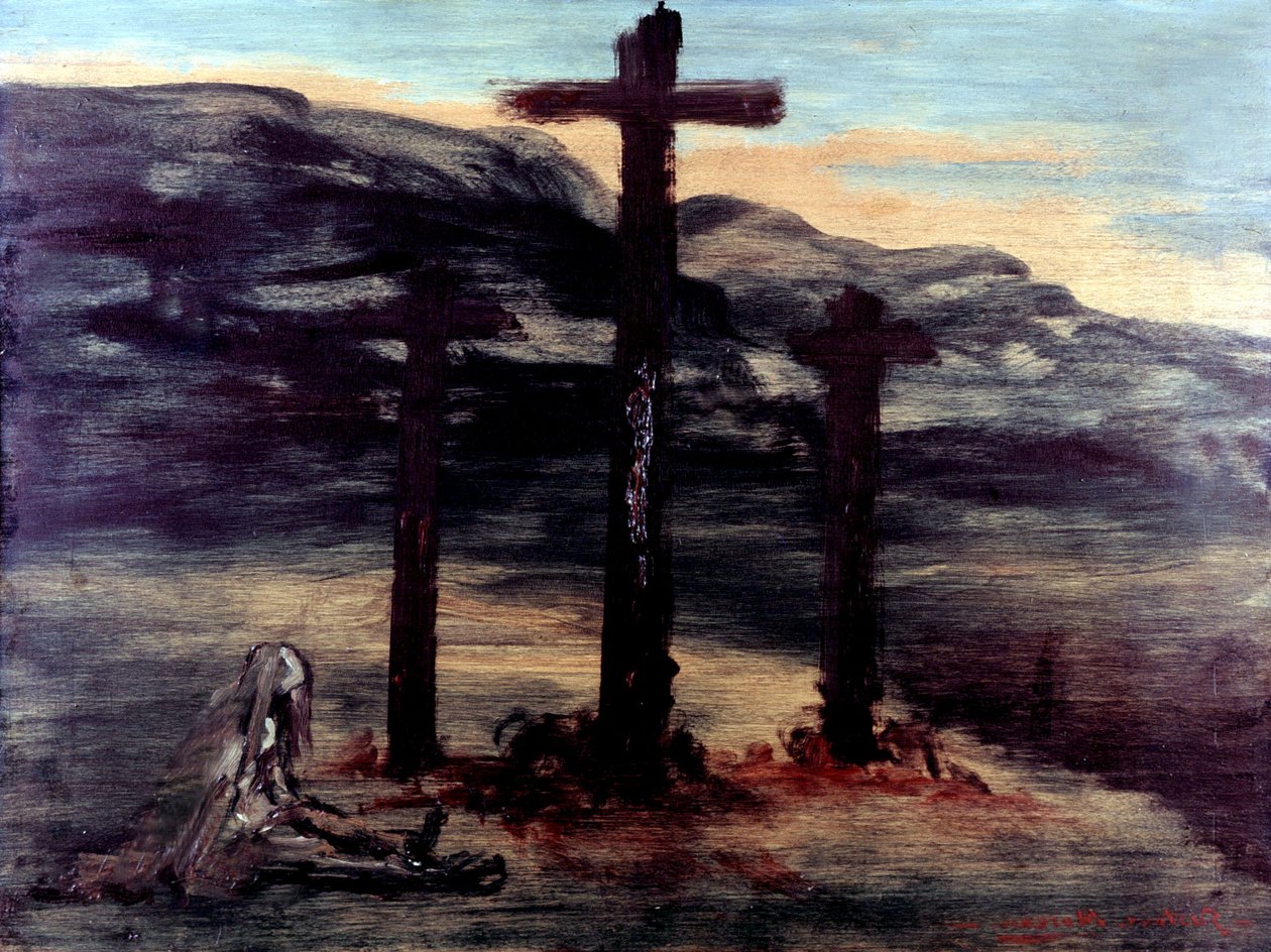 Madeleine na Kalvárii od Gustave Moreau