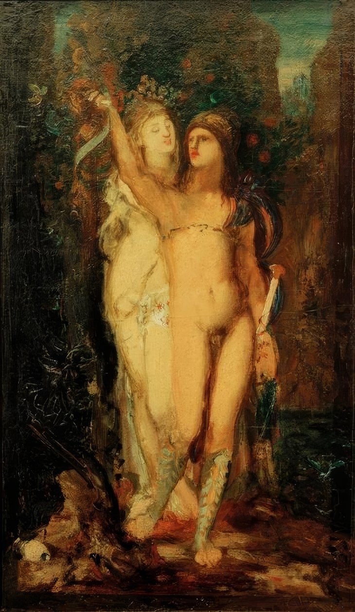 Médea a Jason od Gustave Moreau