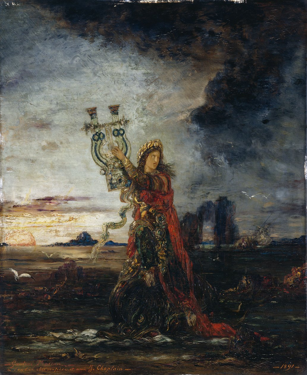 Moreau - Arion, 1891 od Gustave Moreau
