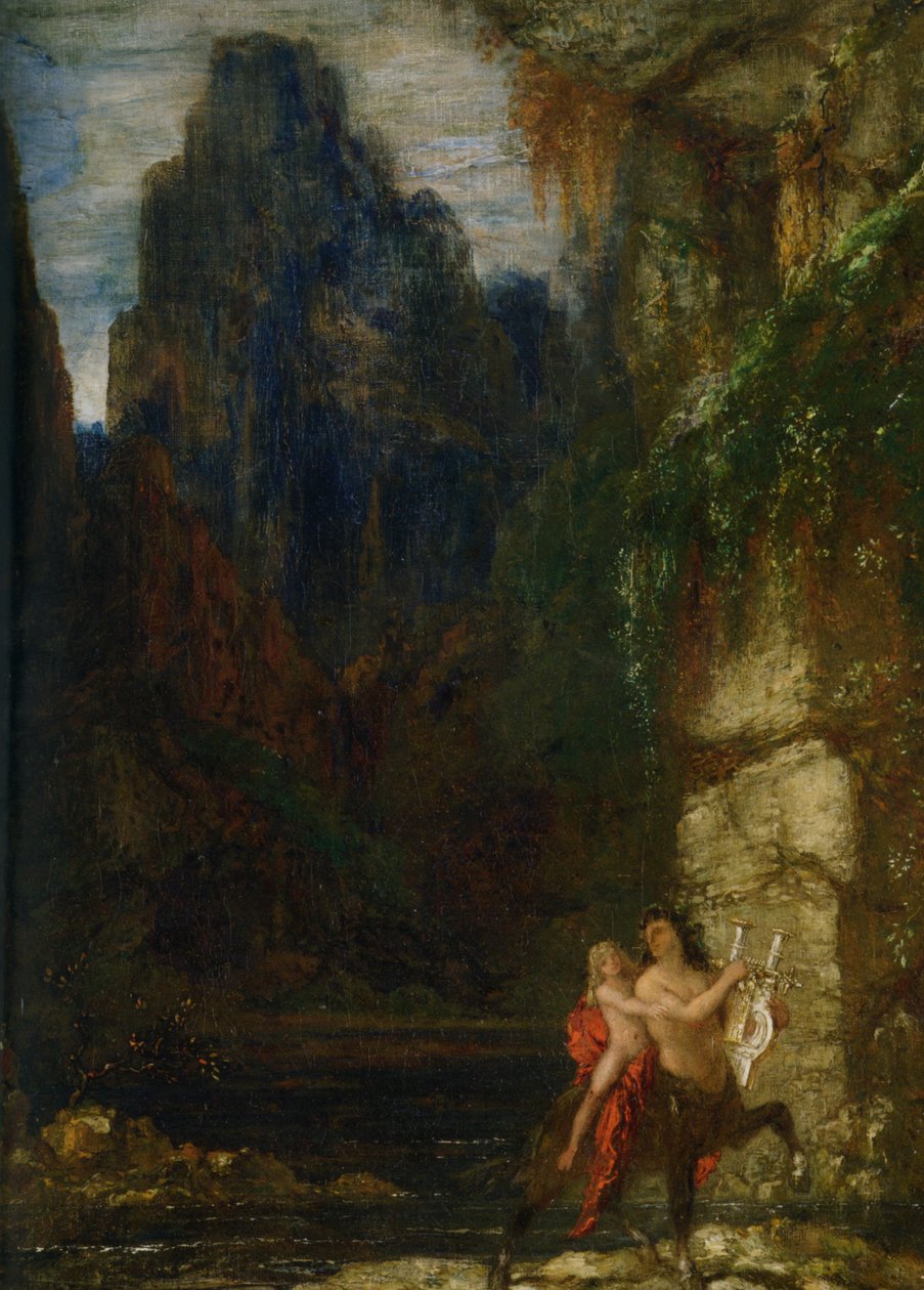 Moreau - Achillova výchova od Gustave Moreau