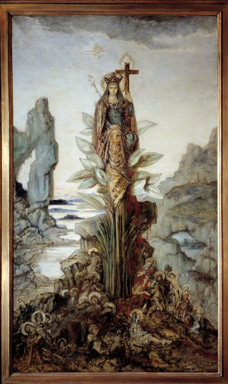 Mystická květina. Obraz Gustava Moreaua (1826-1898) od Gustave Moreau
