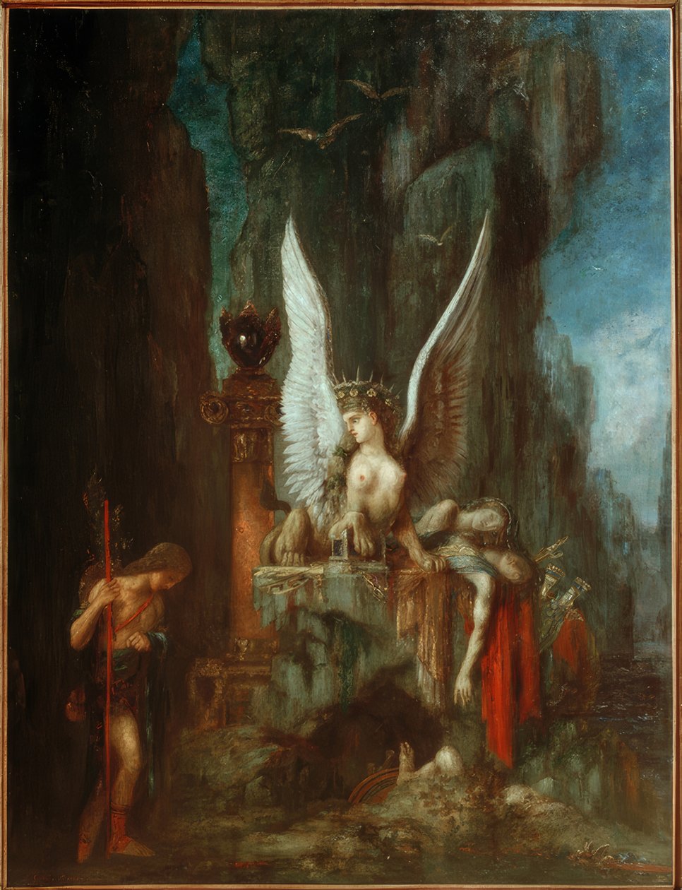 Oidipus cestovatel aneb Rovnost před smrtí od Gustave Moreau