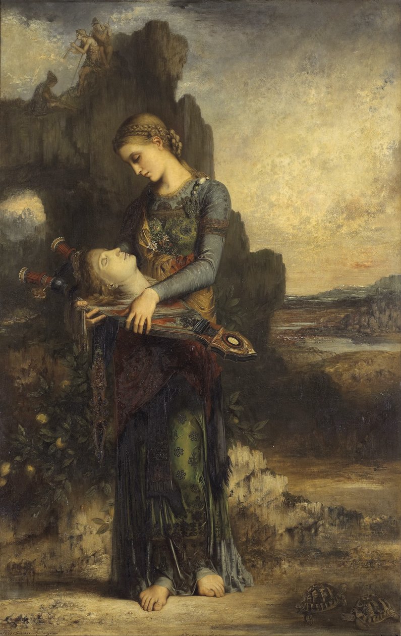 Orfeus, 1865 od Gustave Moreau