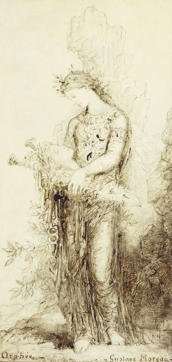 Orfeus; L" Orphee, od Gustave Moreau