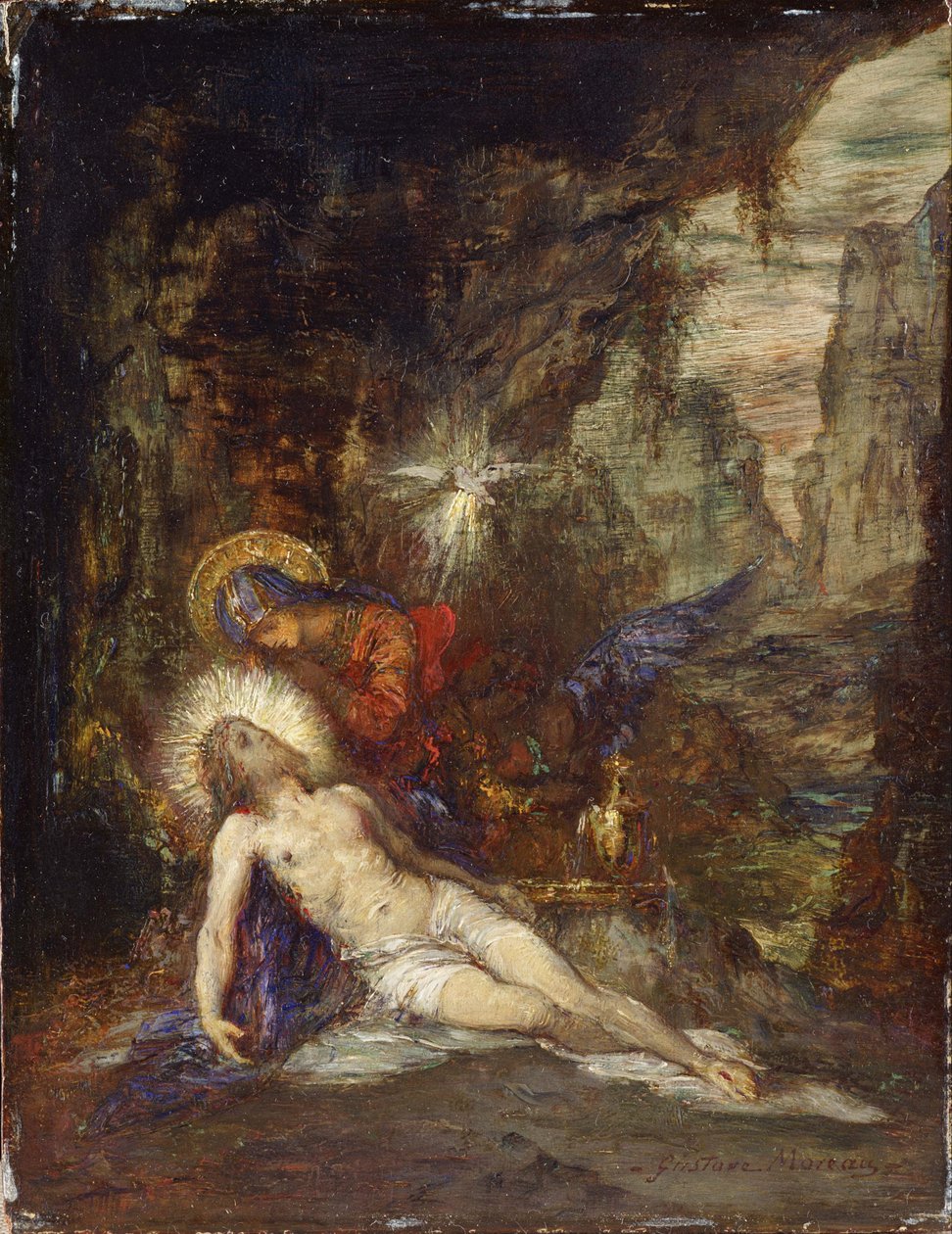 Pieta, c. 1876 od Gustave Moreau