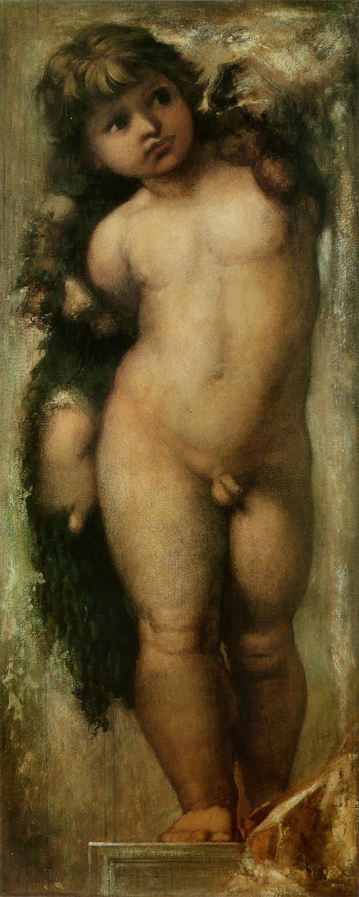 Putto podle Rafaela. Kopie Rafaelova Putta z Akademie svatého Lukáše v Římě. od Gustave Moreau