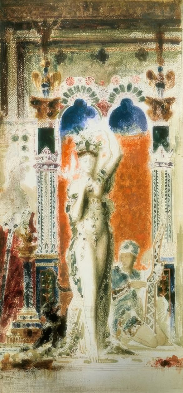 Tančící salome od Gustave Moreau
