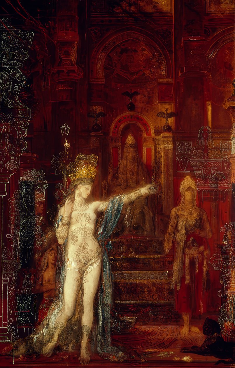 Tančící salome od Gustave Moreau