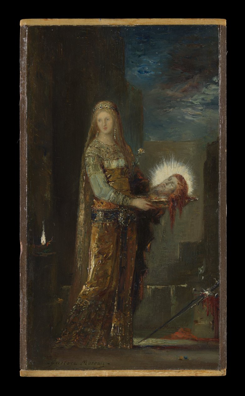 Salome s hlavou Jana Křtitele od Gustave Moreau