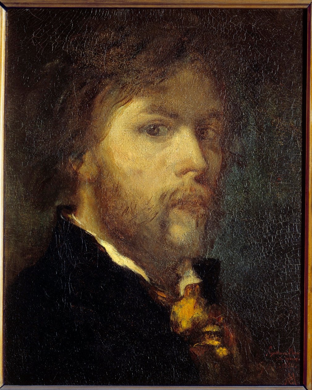 Autoportrét Gustave Moreau (1826-1898) 1850 Paříž, Musee Gustave Moreau od Gustave Moreau
