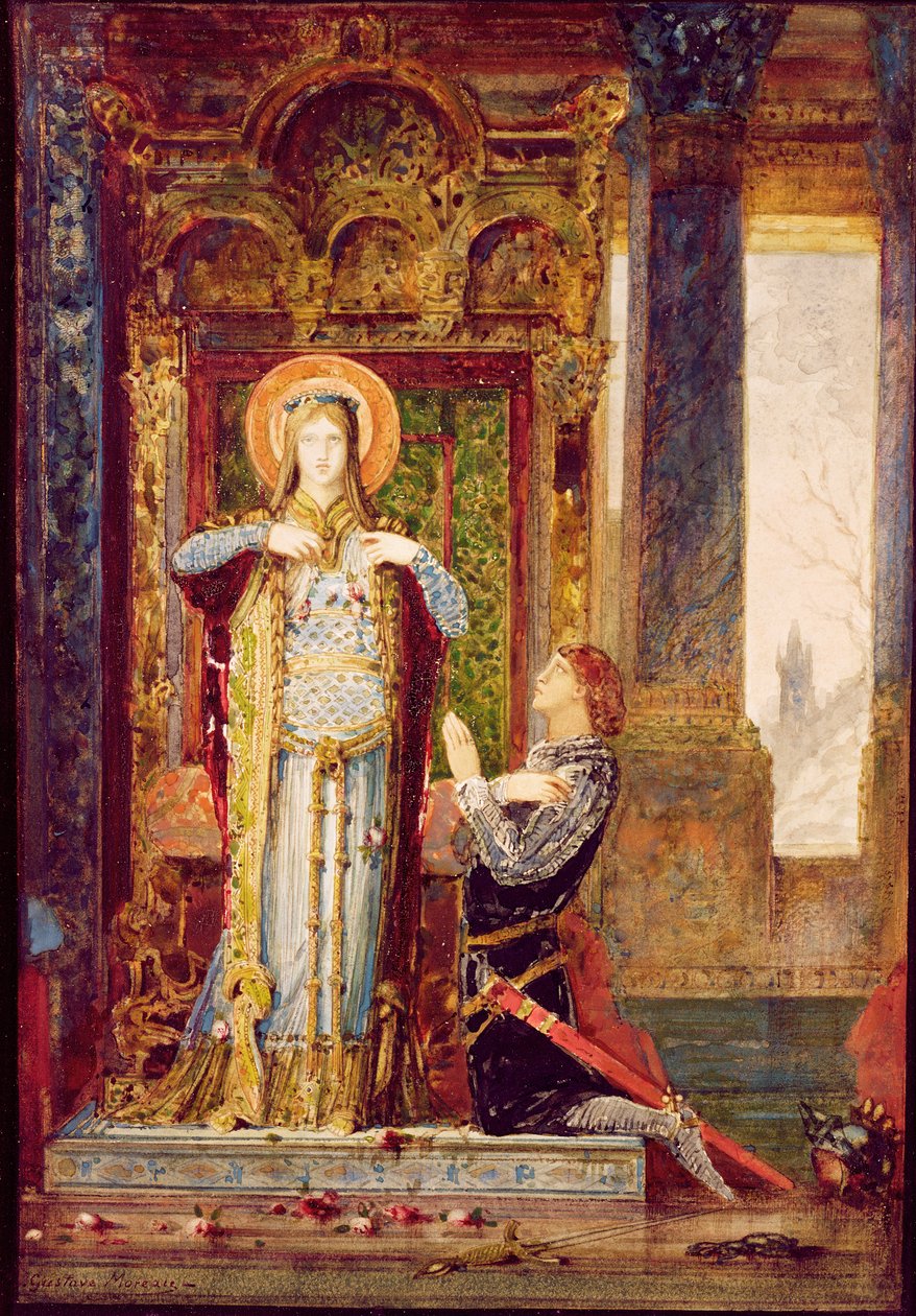Svatá Alžběta Uherská aneb Zázrak růží, 1879 od Gustave Moreau