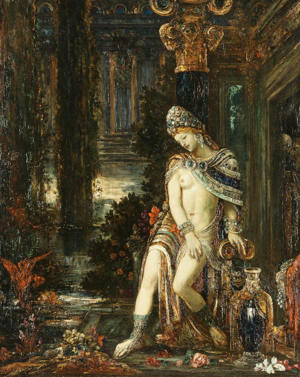 Susanna a starší, kolem roku 1895 od Gustave Moreau