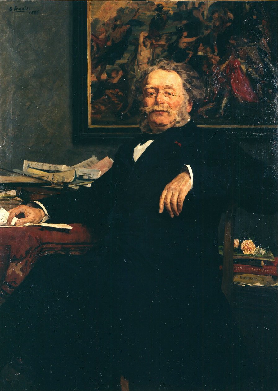Portrét skladatele Karla Charlese Miry 1823-1889, 1885. od Gustave Vanaise