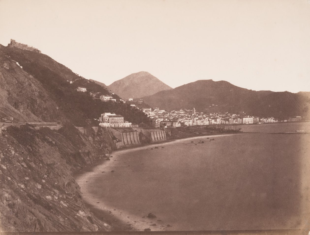 Salerno, Itálie,c. 1856 (foto) od Gustave de Beaucorps