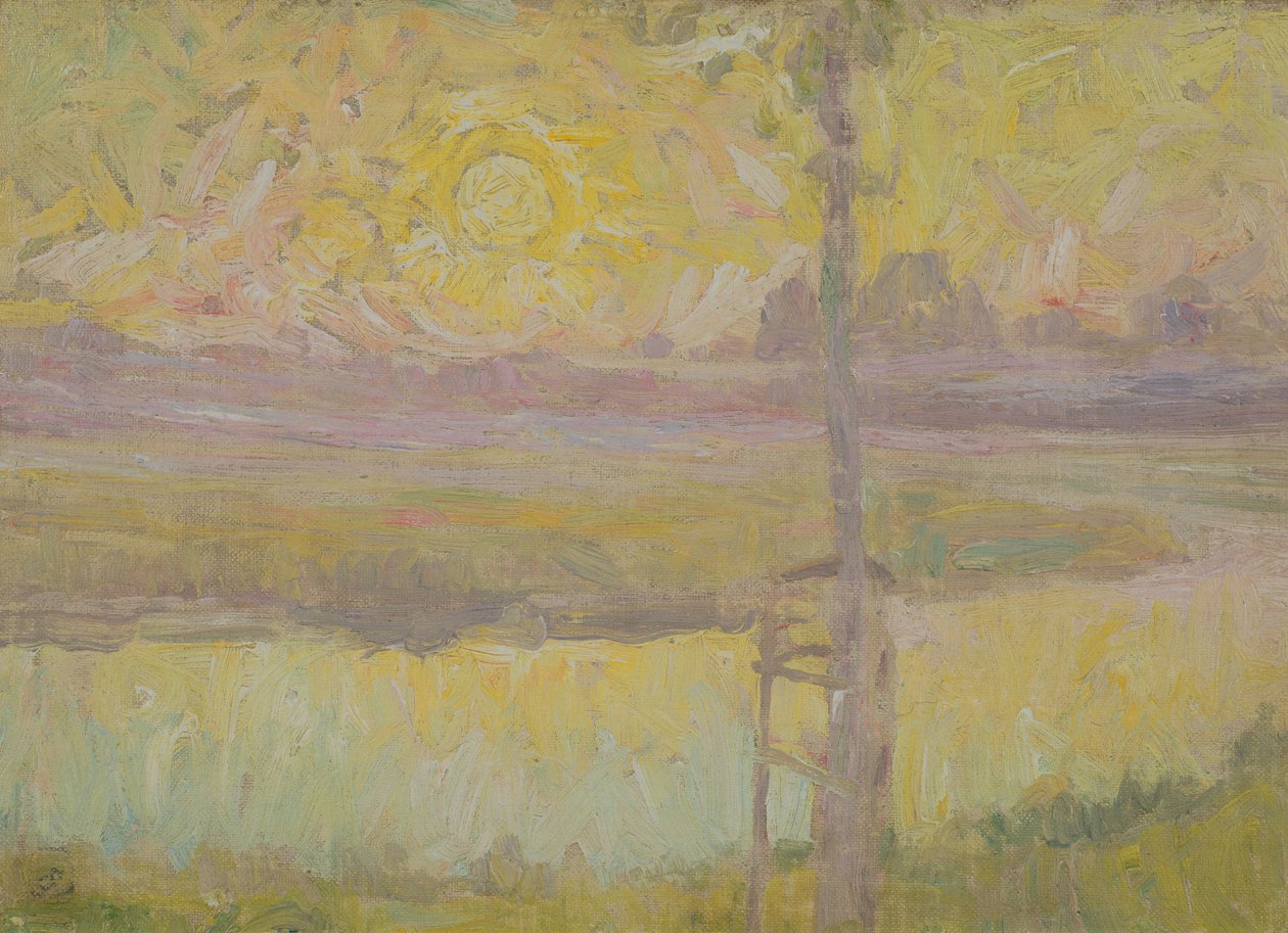 Jardin a Laethem-Saint-Martin, kolem roku 1910 od Gustave de Smet