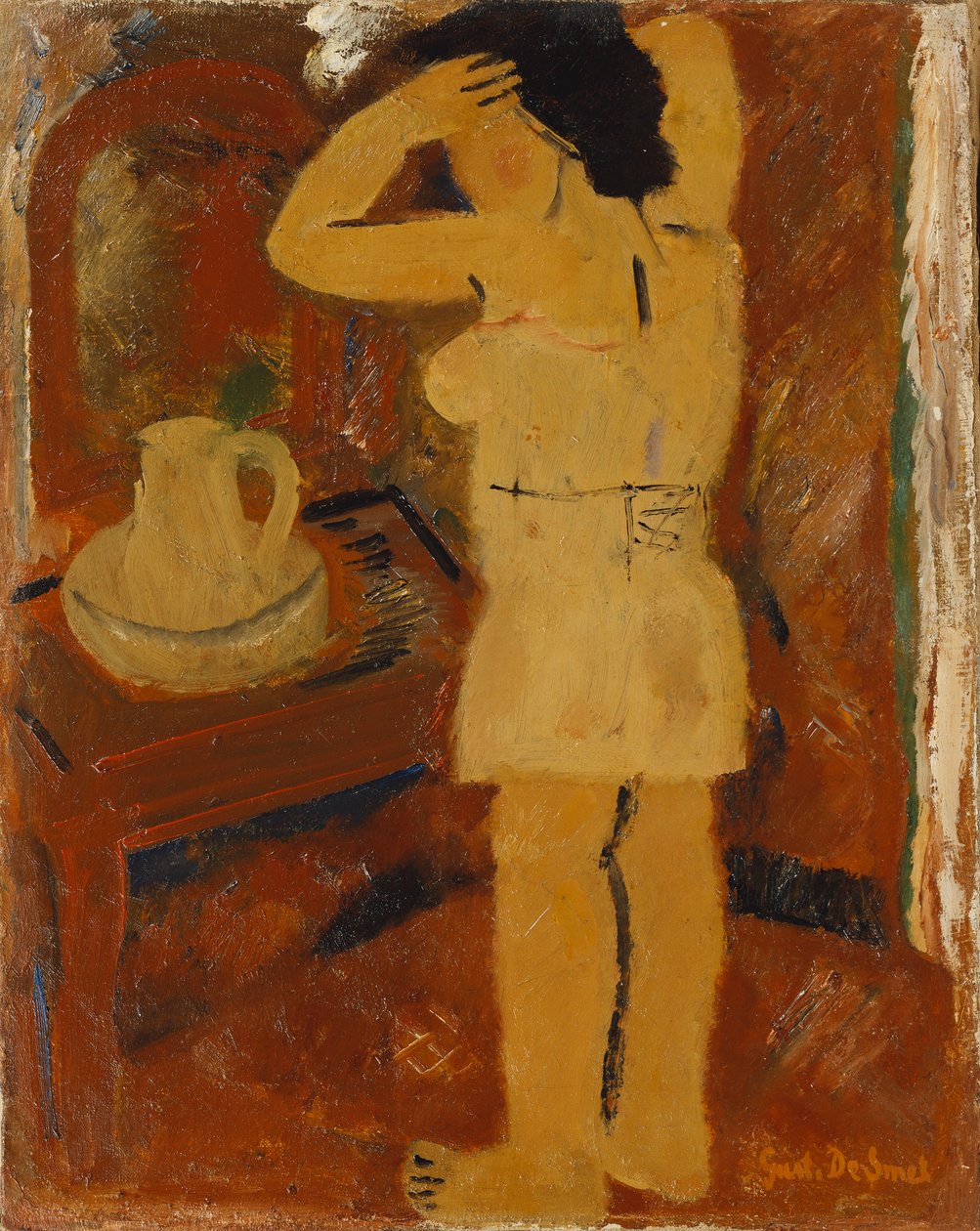 La Toilette - Dekorace od Gustave de Smet
