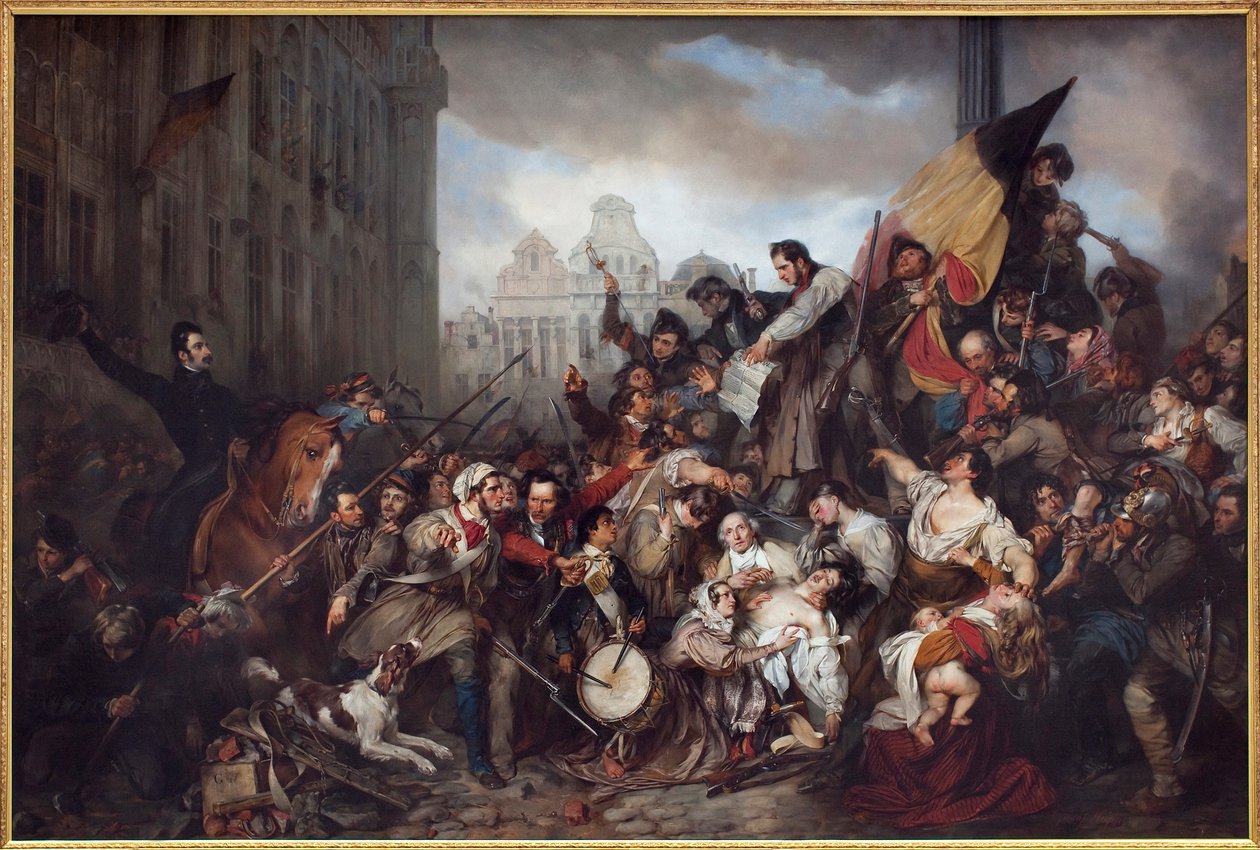 Belgická revoluce 1830, 1835 od Gustave Wappers