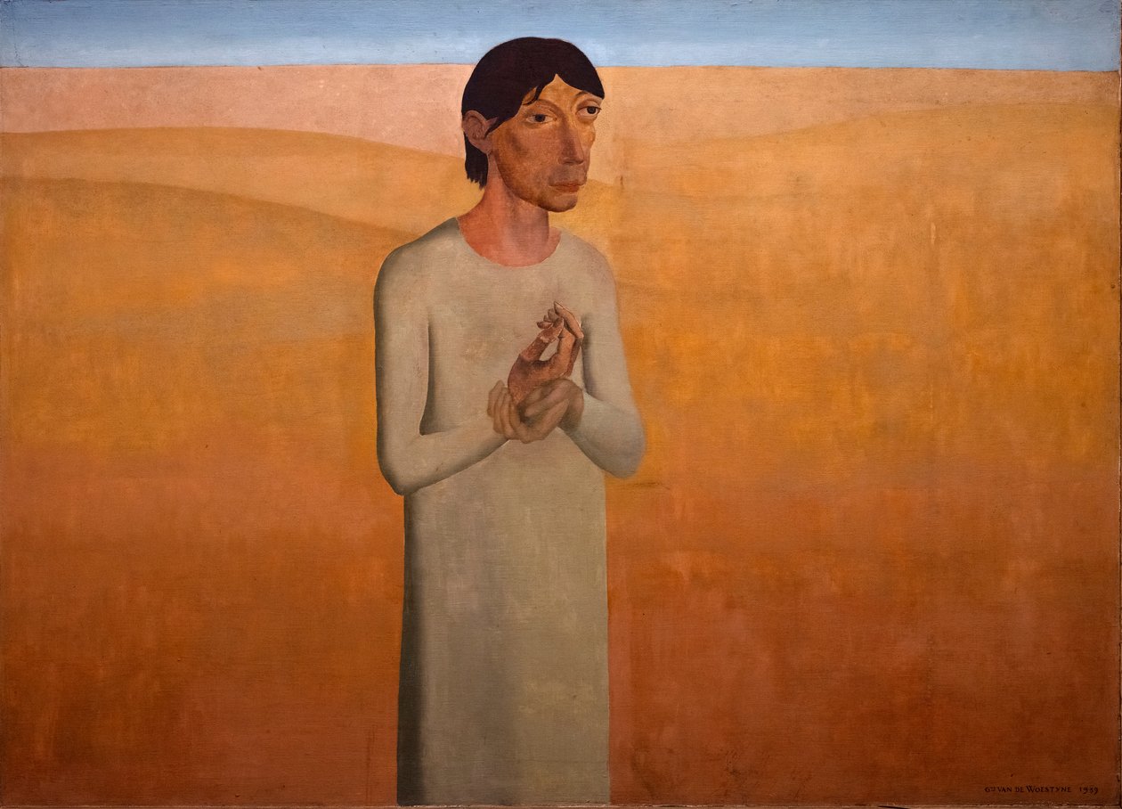 Kristus na poušti od Gustave Van de Woestyne
