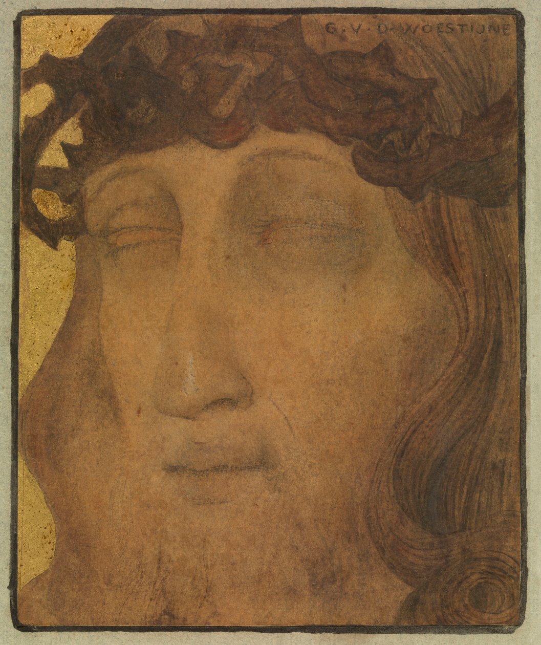 Kristus s trnovou korunou od Gustave Van de Woestyne