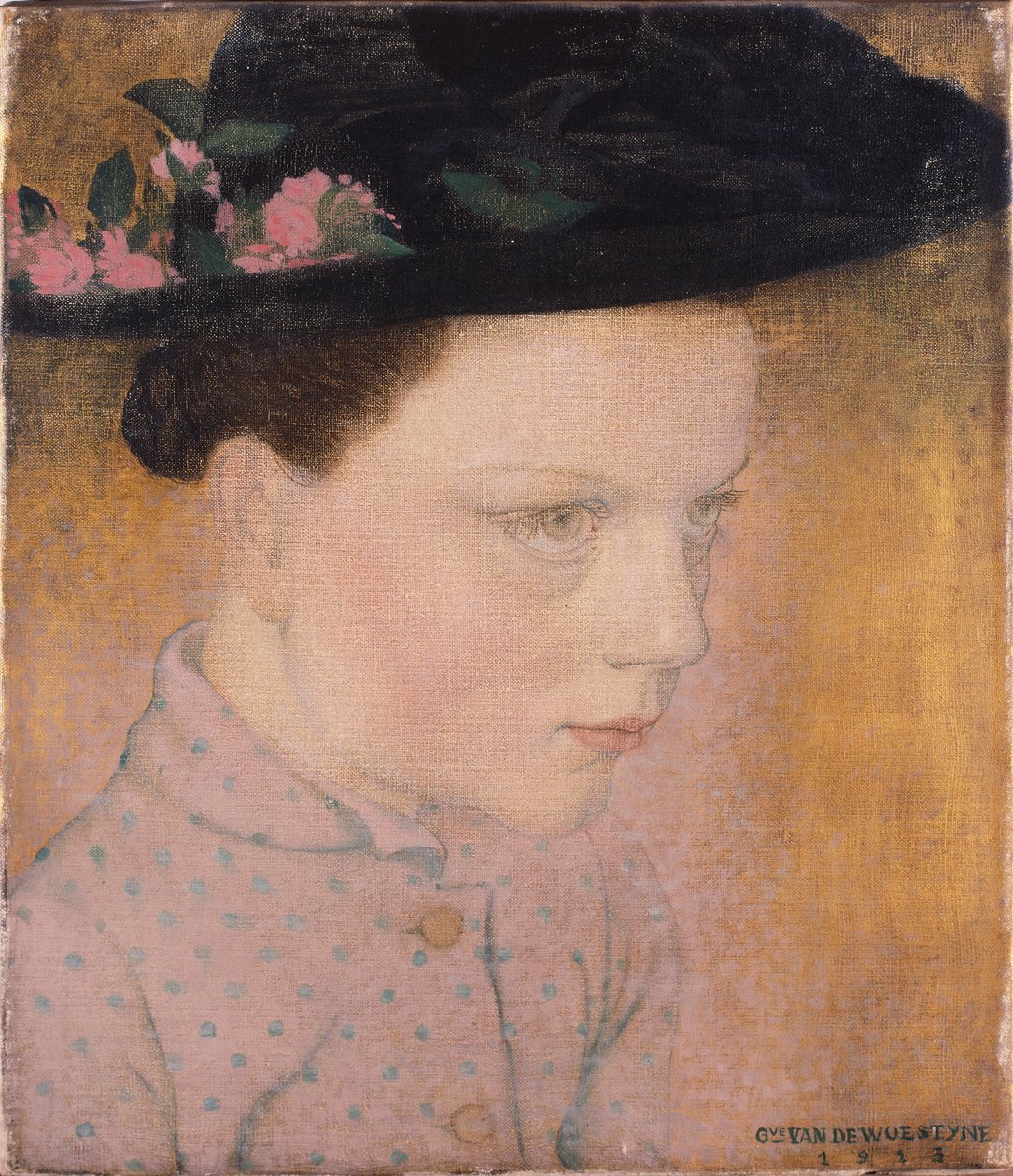 Vesnická holka od Gustave Van de Woestyne
