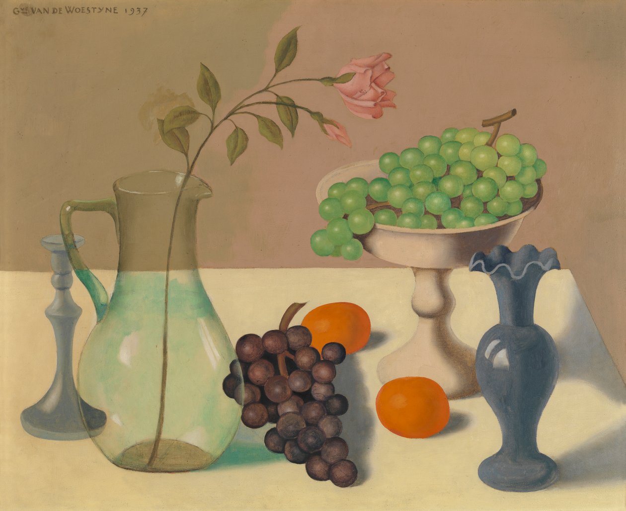 Zátiší s hrozny od Gustave Van de Woestyne