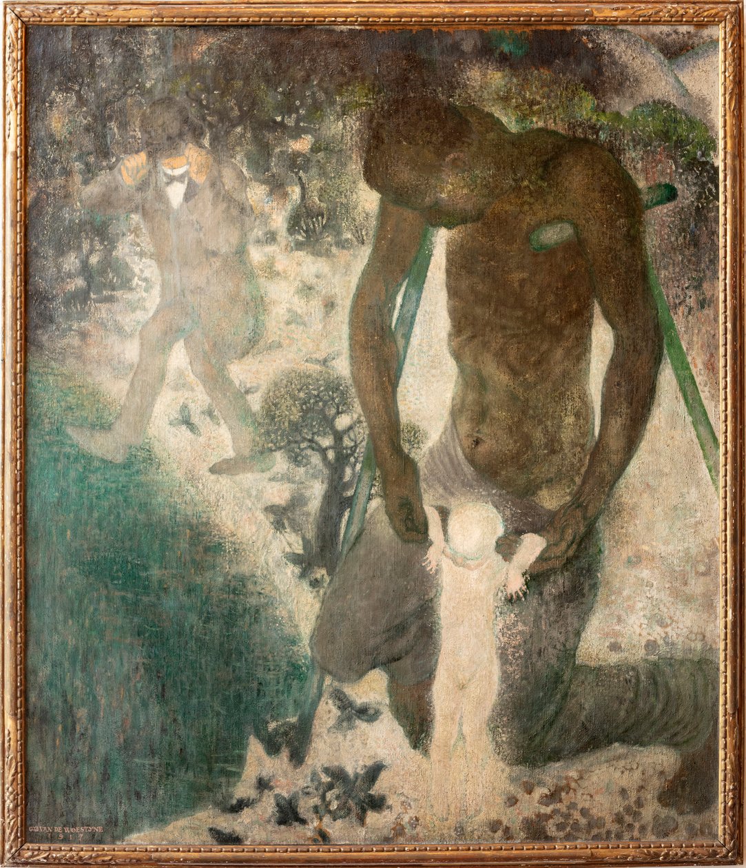 Svévolní slepci a mrzáci, kteří chtějí naučit dítě chodit od Gustave Van de Woestyne