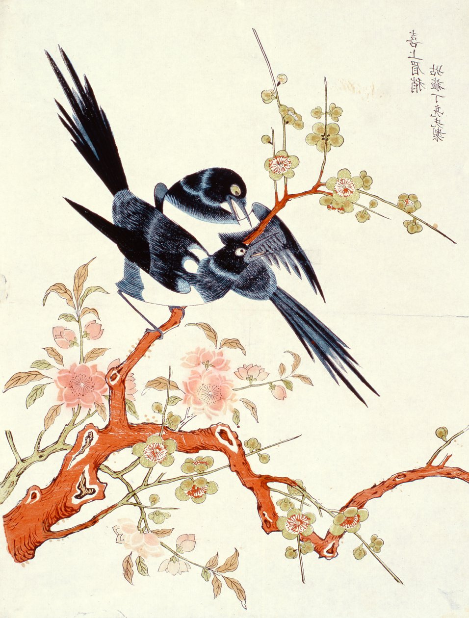 Xishang meixiao (vypadá šťastně) Suzhou (barevný dřevěný tisk) od Gusu Ding Liangxian