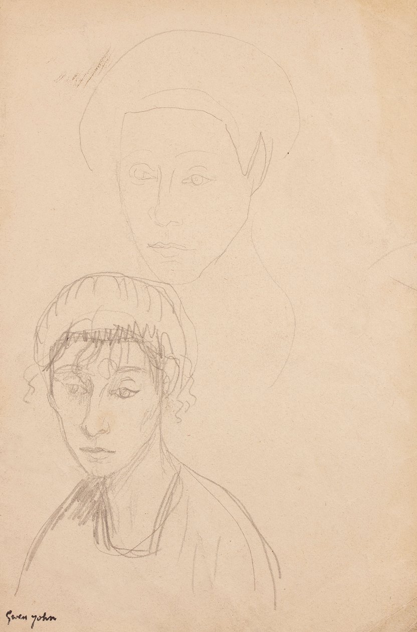 Chloë Boughton-Leigh, kolem roku 1907 od Gwen John