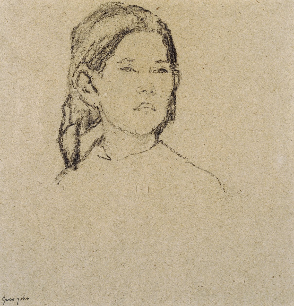 Dívčí hlava, od Gwen John