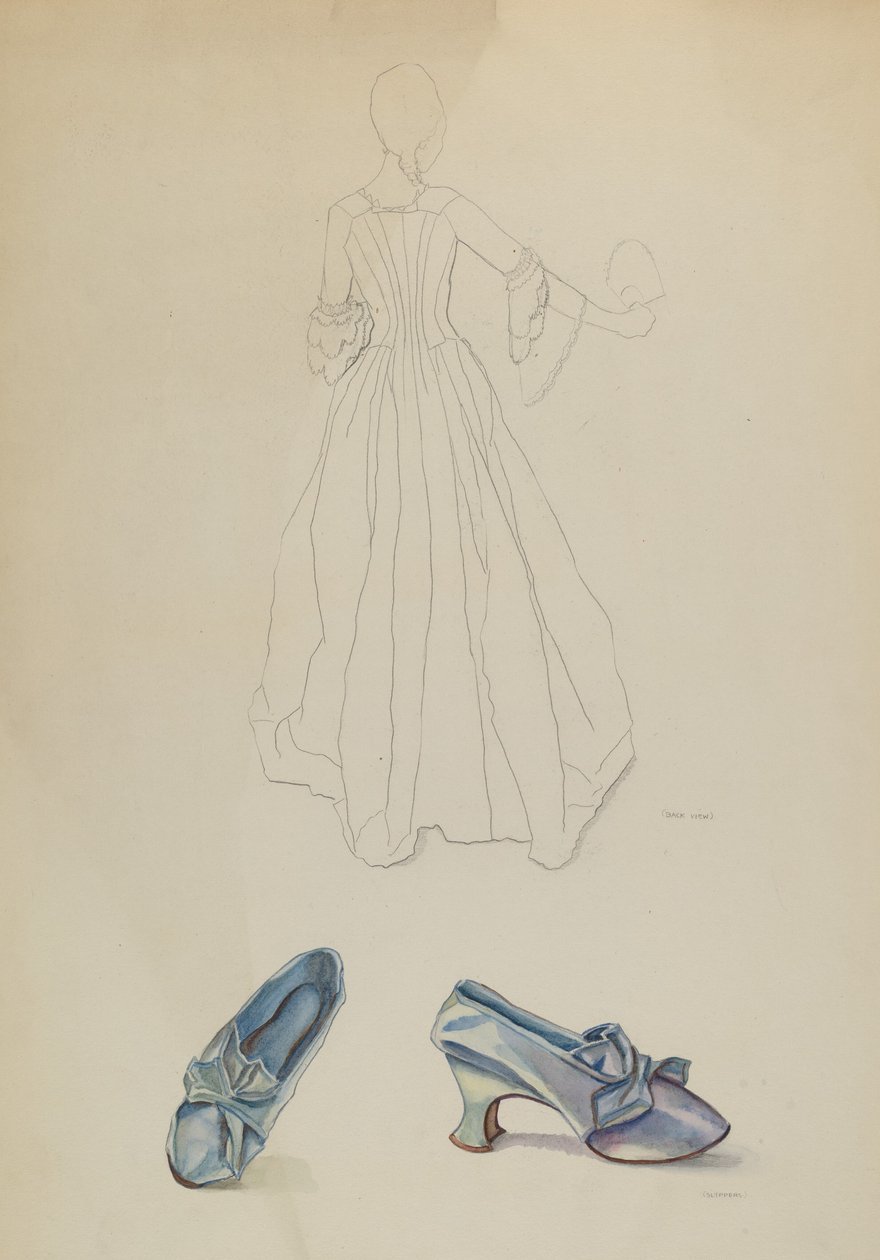 Šaty a pantofle, c. 1936. od Gwyneth King